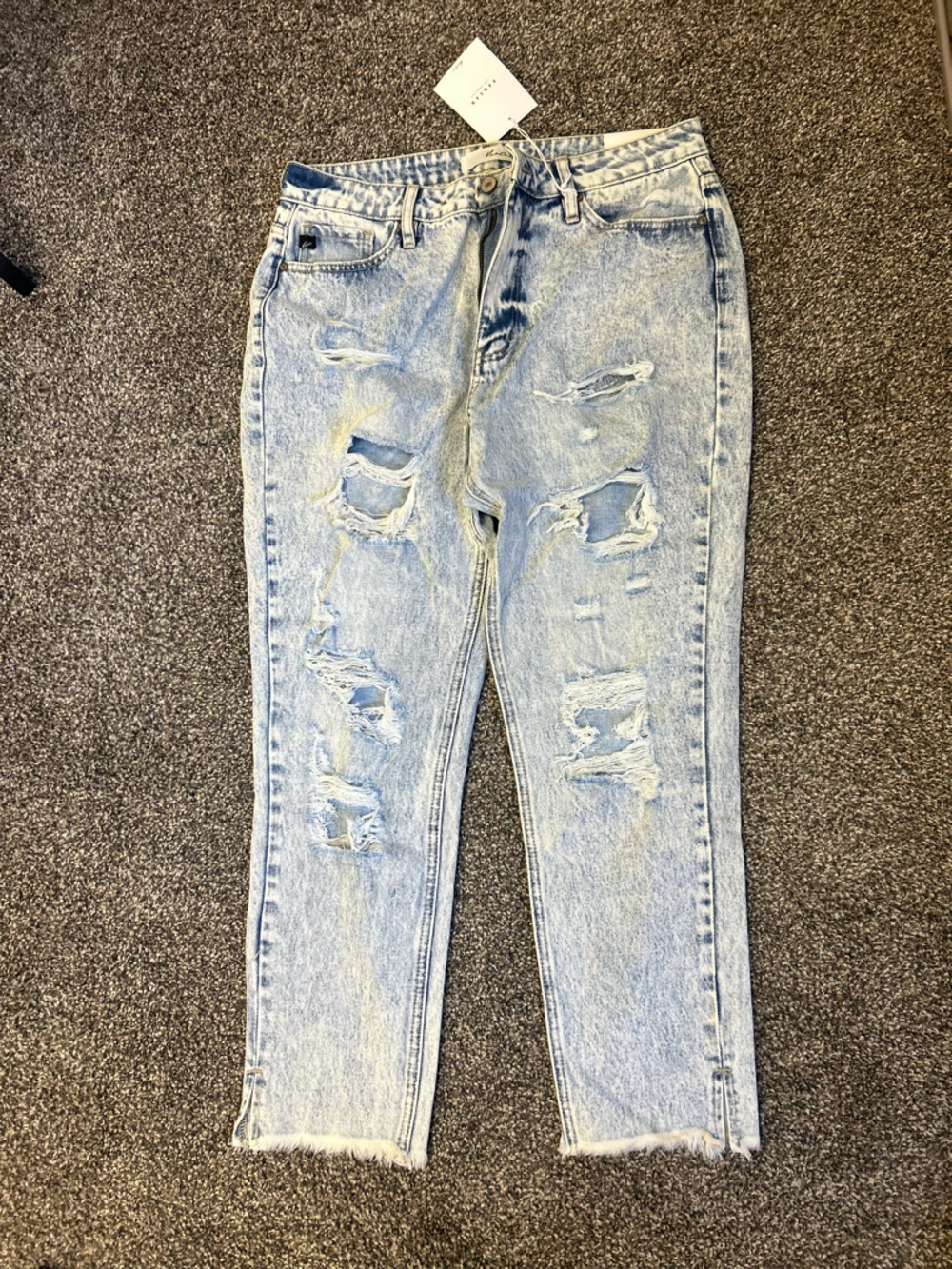 KanCan Light Blue Distressed High Rise Ankle Skinny Women’s Jeans Size 9/28